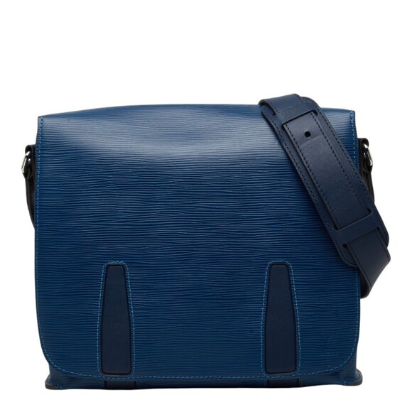 LOUIS VUITTON Handbags - Louis Vuitton Epi Harrington Messenger PM Shoulder Bag M53407 Blue Azur Leath...